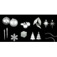 thumbnail image 3 of 125-Piece Club Pack of Shatterproof Silver Splendor Christmas Ornaments, 3 of 3