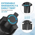thumbnail image 3 of Lefu Adjustable Car Console Cup Holder Expander for Securely Fit Cups and Bottles in, 3 of 8