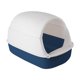 thumbnail image 4 of Caja de arena para gatos con capucha Caja de arena para gatos compacta Desmontable Sin olor Accesorios para mascotas Azul, 4 of 8