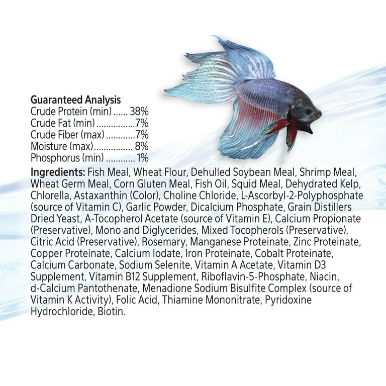 Aqueon Betta Food 0.95 oz Premium Healthy Fish Food for All Bettas