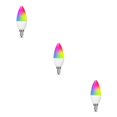 thumbnail image 3 of Billuyoard Smart WiFi Tuya LED Light E14 Bulbs Waterproof Lighting C37 Decoration Party Control Dimmable Brightness IP55 RGB 500LM Voice Type1 NO1, 3 of 6