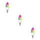 thumbnail image 3 of Matsuzay Smart WiFi Tuya LED Light E14 Control Waterproof Dimmable Voice Brightness RGB C37 Party Bulbs IP55 Decoration Lighting 500LM Type1 NO1, 3 of 6