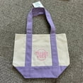 thumbnail image 4 of 2025 Trader Joe's Pastel Mini Canvas Tote Bags LIMITED EDITION Set of 4, 4 of 9