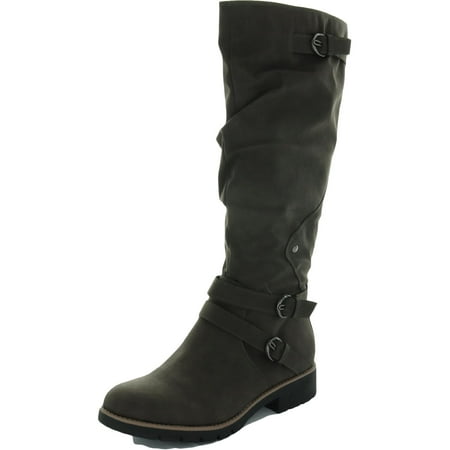 

Sun + Stone Womens Brinley Faux Leather Tall Knee-High Boots