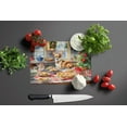 thumbnail image 3 of Carolines Treasures DAC3766LCB 15 x 12 in. Chihuahua Christmas Cookies Glass Cutting Board, 3 of 5