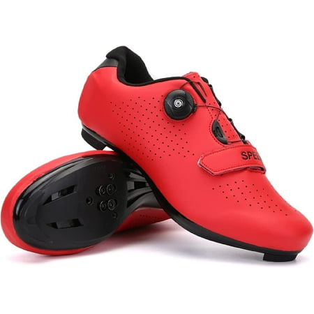 

Cycling Shoes Men Women Outdoor Sports Adult Mountain Bike Sneakers Red-bottom of the Road 235mm