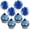 Blue, variant on 30Pcs Foil Firework Cupcake Toppers Sparkle Tinsel Cake Toppers Tinsel Drink Cake Decoration Cocktail Picks for Birthday Wedding Graduation Party Supplies Dark Gold
