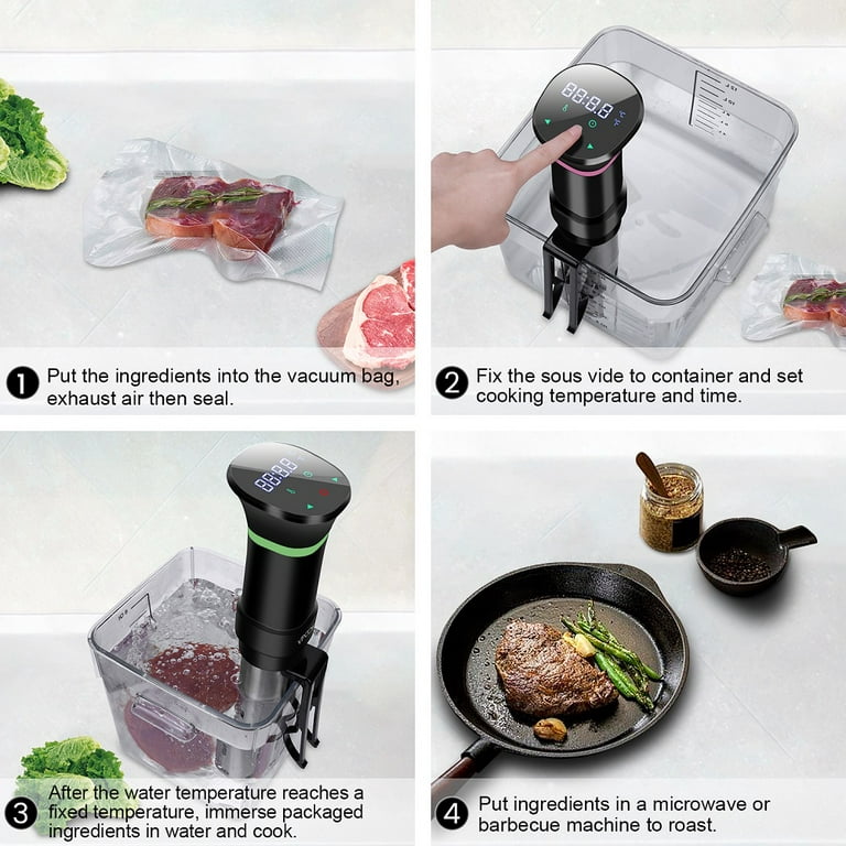 Sous Vide Container Kit Fit For Anova, Most Sous Vide Cookers