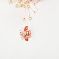 thumbnail image 4 of Broche Pins Esmalte Jumpingount Insecto Deslumbrante Diseñador Breastpin Día de San Valentín Broches de fiesta de boda para mujer Joyería Negro Rojo, 4 of 6