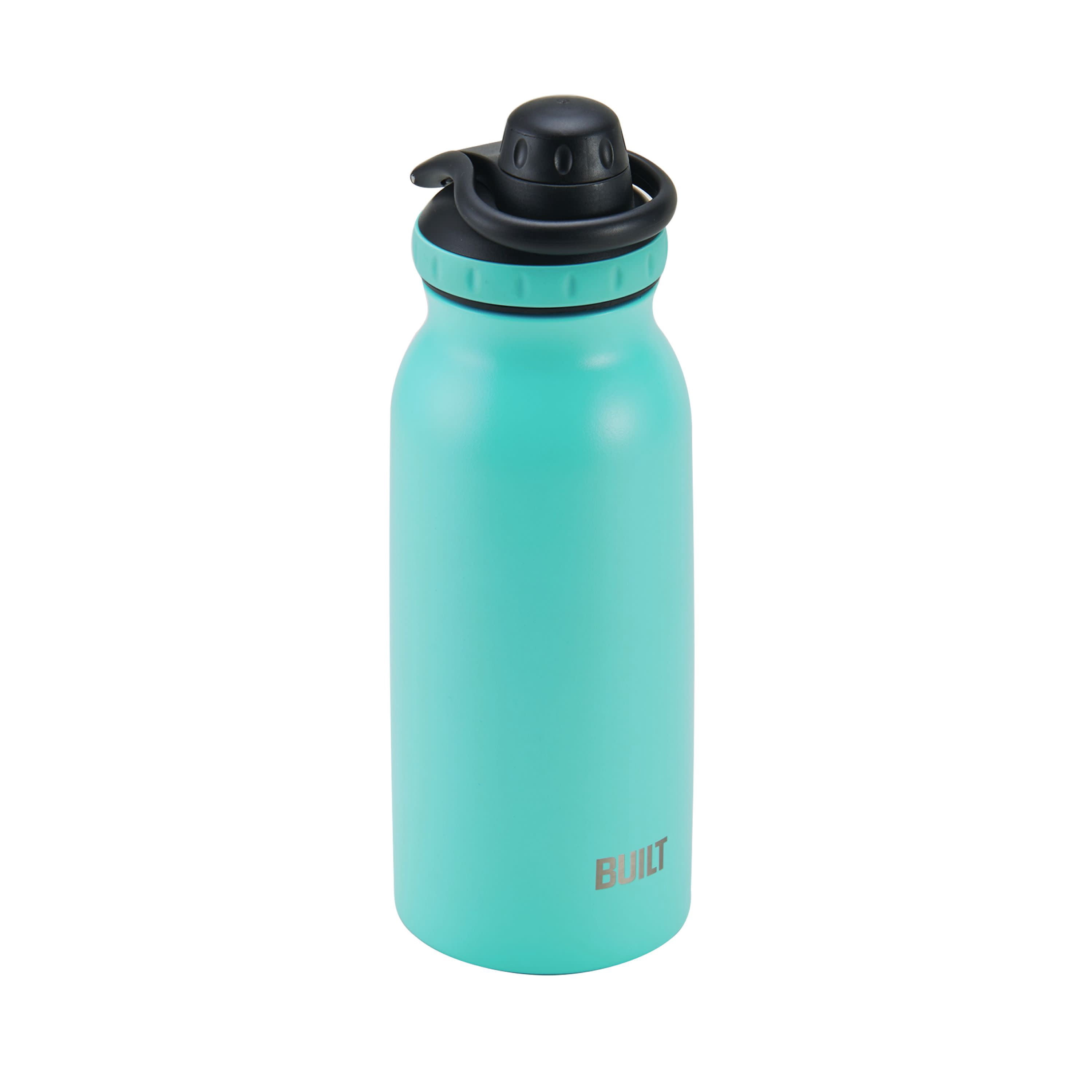BUILT Prospect 32 oz Double-Wall Stainless Steel Insulated Water Bottle, Aqua
