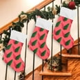 thumbnail image 7 of GZHJMY Christmas Trees Pink Christmas Stockings, Personalized Large Christmas Stocking, Cute Snowflake Stockings 18" for Xmas Decorations and Holiday Family Party Decor Xmas Gifts, 7 of 7