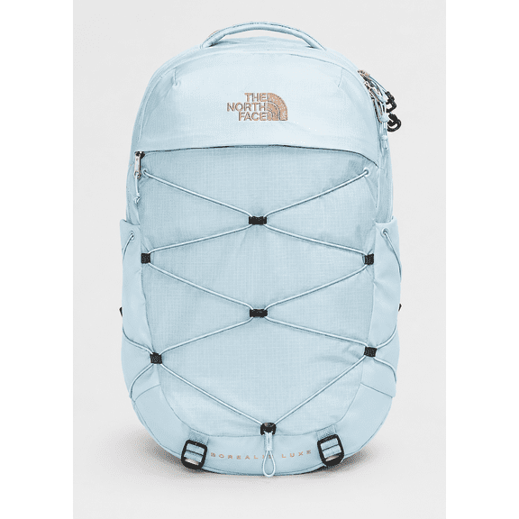 The North Face Womens Borealis Luxe Backpack, Icecap Blue/Burnt Coral Metallic, One Size