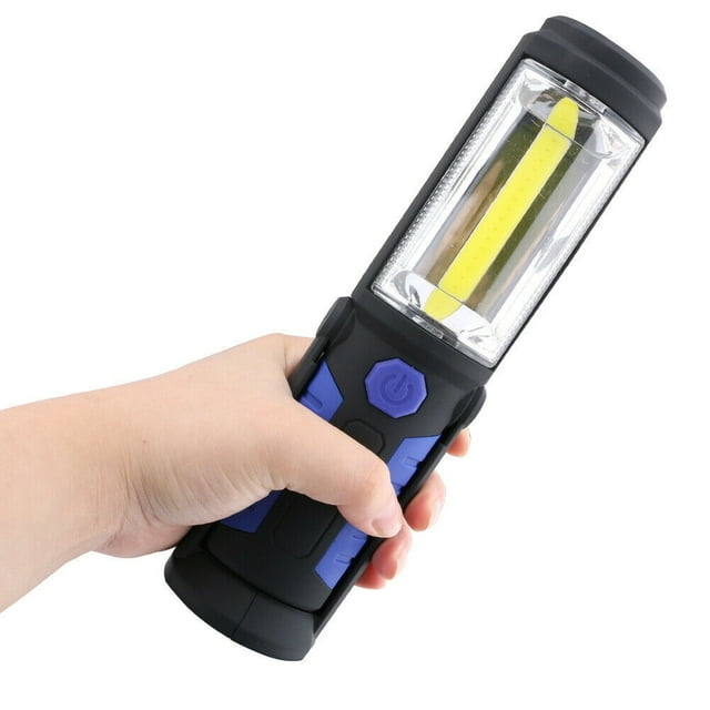 Lámpara de inspección azul Lámpara LED recargable, Lámpara de trabajo LED recargable con antorchas LED magnéticas Lámpara de inspección