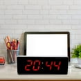thumbnail image 1 of Reloj Digital LED, Elegantes Relojes De Pared De Aleación De Aluminio, Reloj Digital Con Enchufe Europeo, Para Oficina, Estudio, Dormitorio Ketchen, 1 of 7
