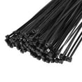 thumbnail image 4 of Uxcell 8-Inch 0.08-Inch Width Self-Locking Zip Ties Cable Ties Nylon Black  250 Pack, 4 of 5