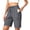 4# Dark Gray, variant on Women's Lightweight Hiking Cargo Shorts Quick Dry Athletic Shorts Camping Travel Golf Zipper Pockets Water Resistant Navy L