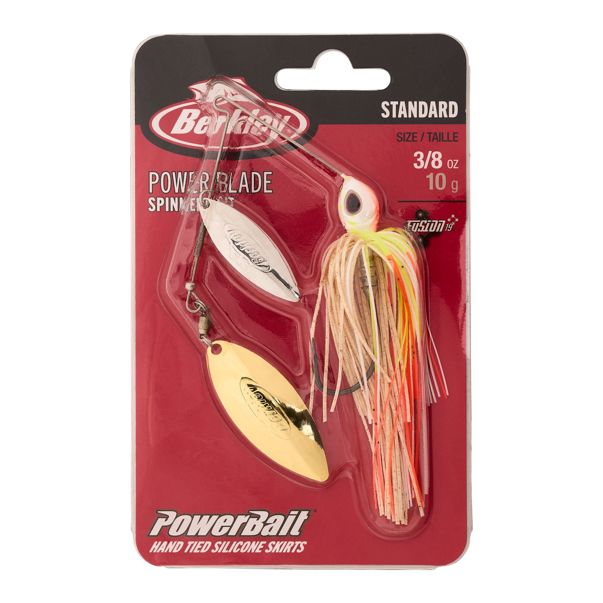 Berkley Power® Blade Standard, Spinnerbaits, Coleslaw/Silver + Gold (1-count)