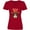 Red, variant on Inktastic Bernedoodle Dog Lover Women's V-Neck T-Shirt