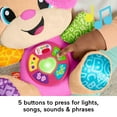 thumbnail image 5 of Fisher-Price Laugh & Learn Smart Stages Sis Pink Plush Musical Learning Toy for Baby & Toddler, 5 of 7