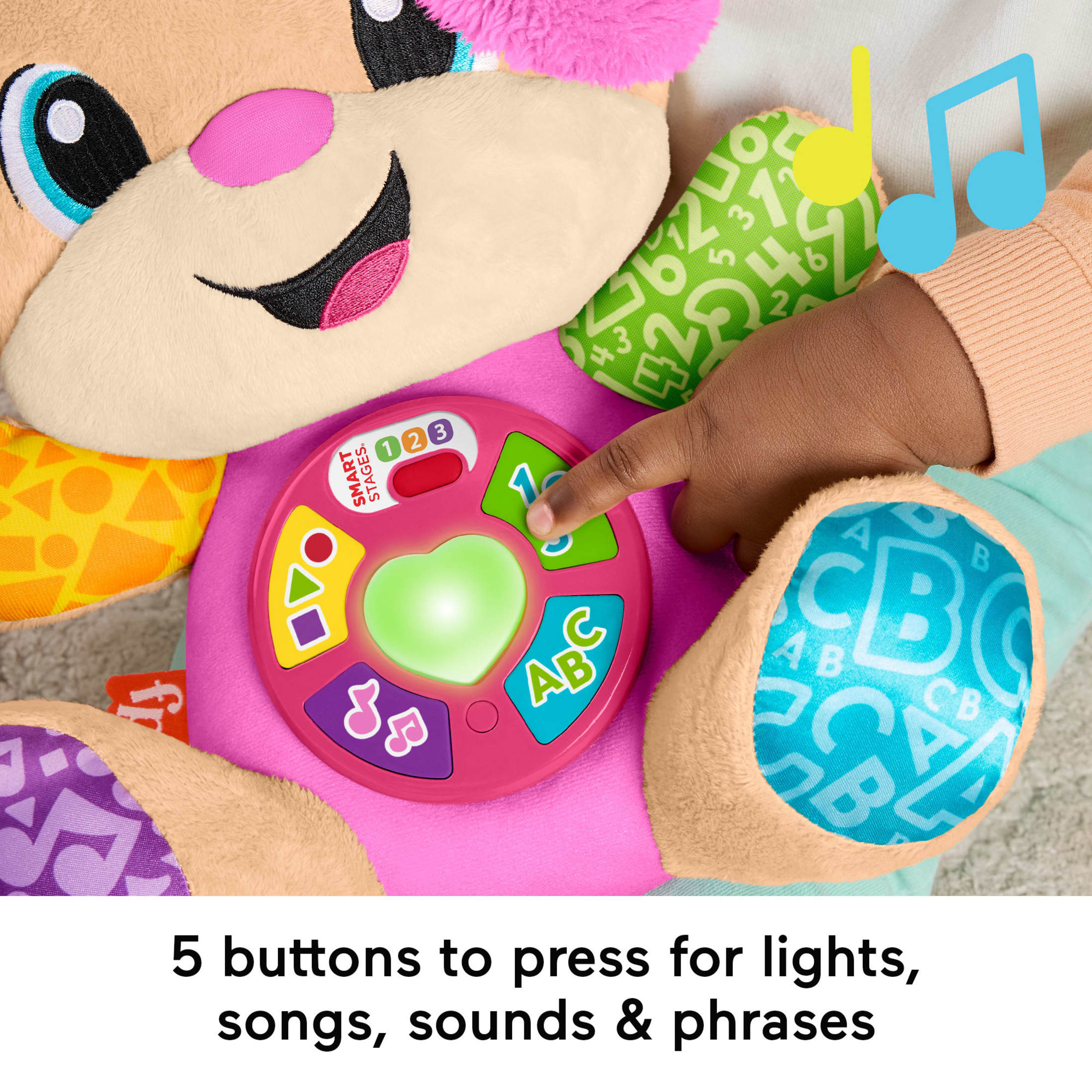 Fisher-Price Laugh & Learn Smart Stages Sis Pink Plush photo 4