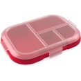 thumbnail image 1 of Plateau Bentgo Kids Chill avec Couvercle Transparent - Contenant de Préparation de Repas Réutilisable, Sans BPA, à 4 Compartiments avec Contrôle des Portions Intégré pour des Déjeuners Sains à Emporter (Rouge/royal), 1 of 4