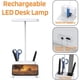 thumbnail image 2 of Lámpara de escritorio, lámpara de escritorio LED con puerto de carga USB, lámpara de escritorio regulable recargable por USB con organizador y 3 niveles de brillo (bolígrafo y teléfono no incluidos), 2 of 5