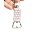 thumbnail image 4 of WIRESTER Household Kitchen Tools Keychains Metal Bottle Opener With Key Ring - Fabullama Pattern, 4 of 6