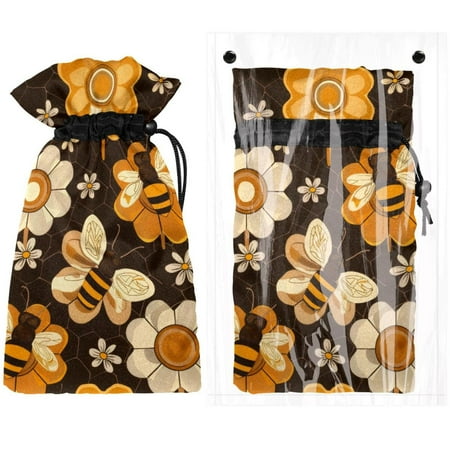 

Josid Floral Pattern Reusable Outdoor Faucet Insulation Covers Waterproof and Freeze-Resistant Spigot Protector Bags 2 Pack 11 x 6.9