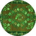 thumbnail image 1 of Ahgly Company Indoor Round Persian Green Traditional Area Rugs, 6' Round, 1 of 1
