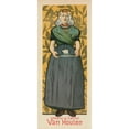 thumbnail image 2 of Adolphe Léon Willette 8x14 Black Ornate Wood Framed Double Matted Museum Art Print Titled: Cacao Van Houten (1896), 2 of 5