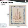thumbnail image 4 of Stupell Industries Shabby Chic Keep Life Simple Candles Canvas Art, 30 x 40, by The Prints Vibe, 4 of 8