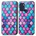 thumbnail image 2 of Compatible With Motorola Moto G60s Case Colorful Wallet Card Slot Pu Leather Kickstand Magnetic Rfid Blocking Cover, 2 of 3