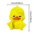 thumbnail image 3 of 3D Printed Angry Duck Adult Stress Relief Collectible Figurines | Funny Yellow Desk Decor for Office Home Dorm & Car, Collectible Ornaments, Ideal Novelty Gift for Friends & Coworkers (D), 3 of 6
