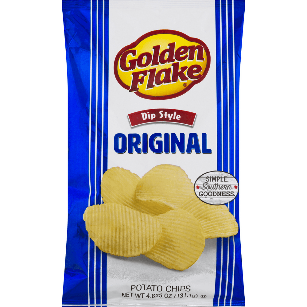 Golden Flake Dip Style Original Potato Chips 4.625 oz