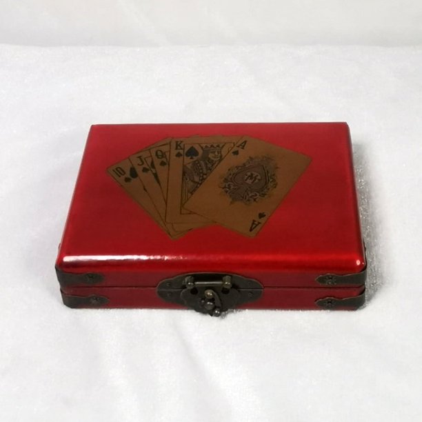 Caja doble de artesanía antigua Productos de entretenimiento clásico Accesorios de televisión Regalos
