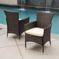 thumbnail image 1 of Marin Brown Wicker Outdoor Chairs, 1 of 7