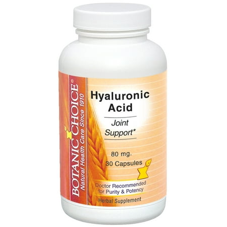Botanic Choice Acide Hyaluronique, 80 mg, 30 Ct