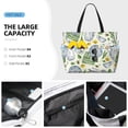 thumbnail image 2 of Wukai Vintage Utensils Print Zipper Bag,large Beach Tote Bag,Waterproof Sandproof Bag,Grocery and Picnic Tote Travel Bag, 2 of 5