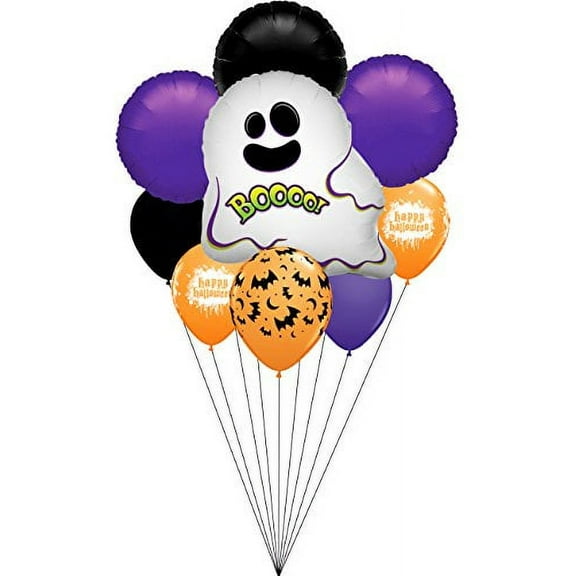 Halloween "BOO!" 9 CT Balloon Bouquet