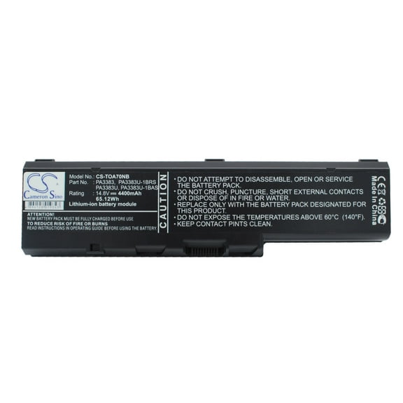 Battery for Toshiba Satellite A70 P30 PA3383 PA3383U PA3385U-1BAS PA3385U-1BRS
