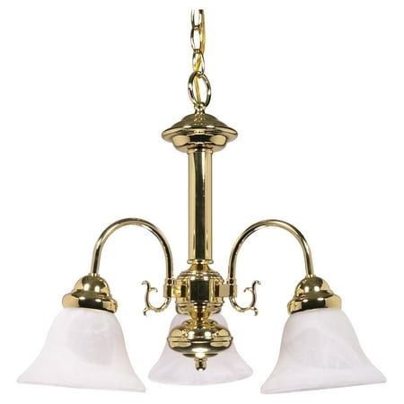 Brass Functional 3 Light - Nuvo Lighting 60186 - 3 Light (Medium Screw Base) 20