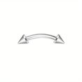 thumbnail image 1 of DOLOTTA 1Pc Surgical Steel Curved Barbell Eyebrow Rings Helix Tragus Lip Belly Button Piercing Rook Daith Earrings for Women Men, 1 of 5