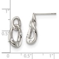 thumbnail image 3 of White Stainless Steel Earring Drop & Dangle Women'S Crystal, 3 of 3