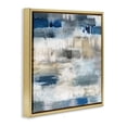 thumbnail image 2 of Stupell Industries Contemporary Neutrals & Blue Abstraction Gold Floating Frame Canvas Art, 25 x 25, by Charity Henderson, 2 of 7