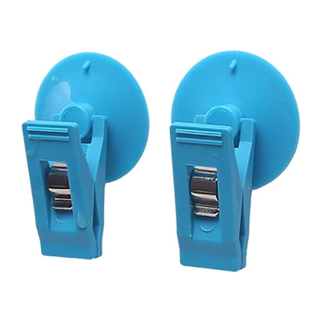 Suction-Cup Clip Plastic Strong Window Glass Suction Kitchen Coat for Daily Household Storage Outdoor and Travel Storage File Document Paper Organization of Small Items