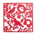 thumbnail image 1 of Matsuzay Panel de pantallas divisorias colgantes de 4 piezas, elegante, ligero y fácil de montar, multifuncional Decoración del hogar Gráfico del pájaro rojo, 1 of 6