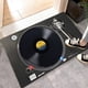 thumbnail image 5 of pstuiky Tapete para piso con diseño de tocadiscos alfombra creativa para radio tapete para puerta de casa tapete antideslizante resistente a la suciedad, 5 of 6