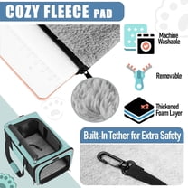 Soft Cat Carrier Large 20 lbs Pet Travel Crate with Mesh Ventilation & Padded Handle