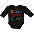 thumbnail image 3 of Inktastic My Tia Loves Me Boys or Girls Long Sleeve Baby Bodysuit, 3 of 5