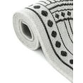 thumbnail image 6 of Unique Loom Outdoor Traditional Collection Area Rug - Deco (2' 7" x 12' Runner White and Black), 6 of 11